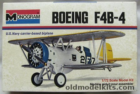 Monogram 1/72 Boeing F4B-4  - CV-2 USS Lexington - White Box Issue, 6795 plastic model kit